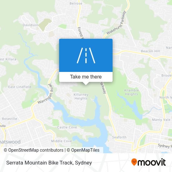 Serrata Mountain Bike Track map