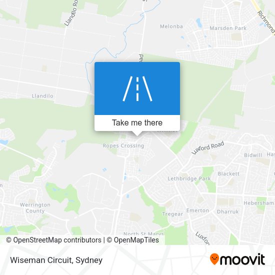 Wiseman Circuit map