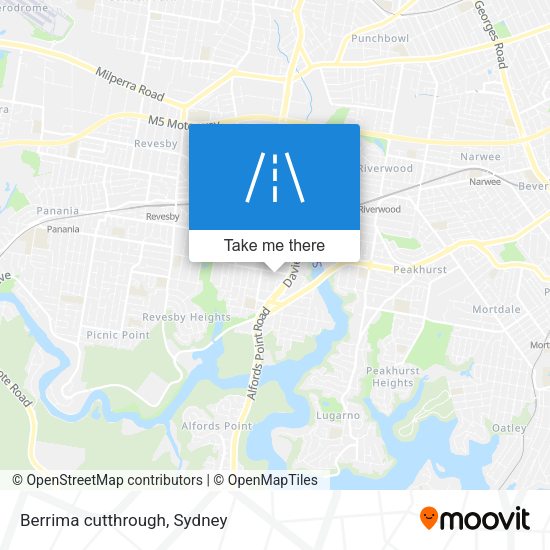 Berrima cutthrough map