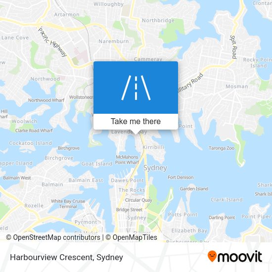 Harbourview Crescent map