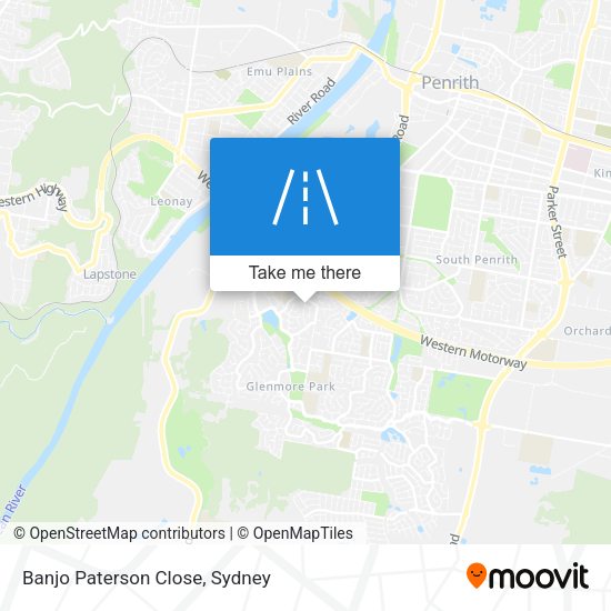 Banjo Paterson Close map