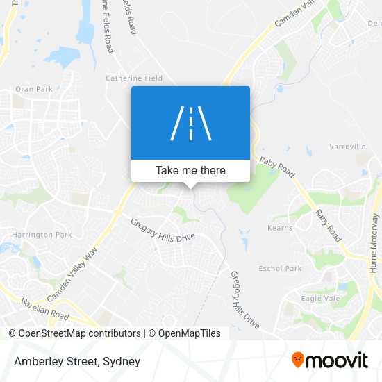 Amberley Street map
