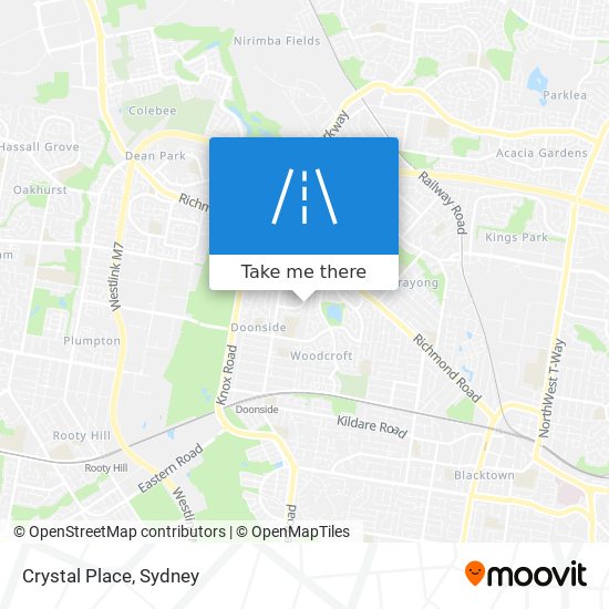 Crystal Place map