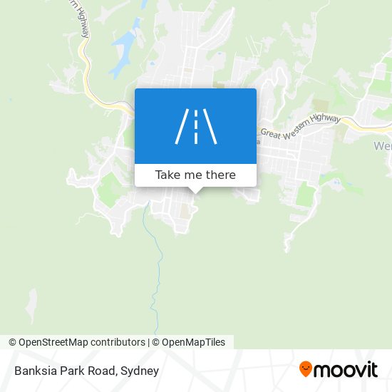 Banksia Park Road map