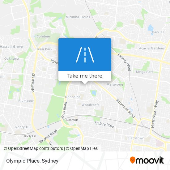 Olympic Place map