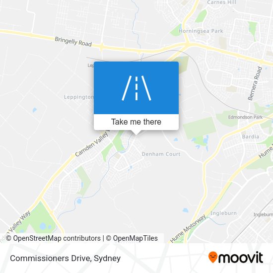 Commissioners Drive map