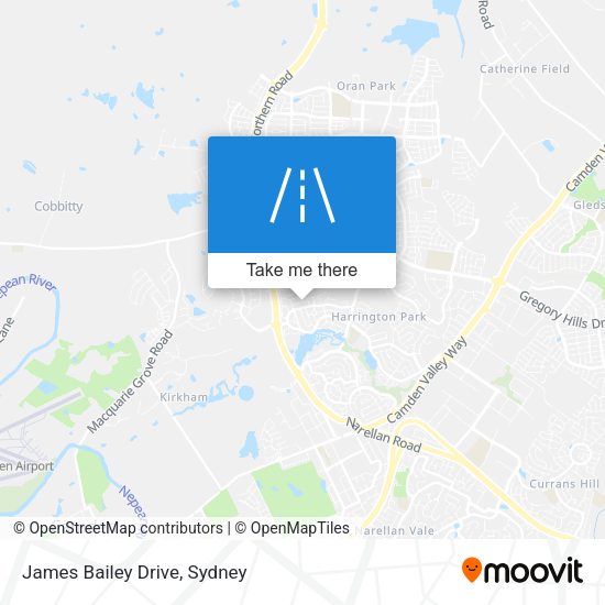 James Bailey Drive map
