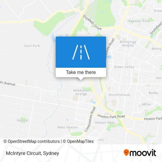 McIntyre Circuit map