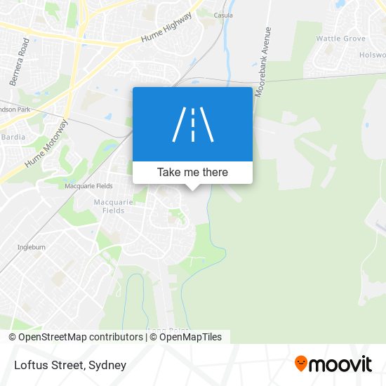 Loftus Street map