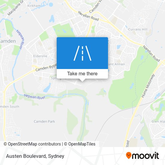 Austen Boulevard map
