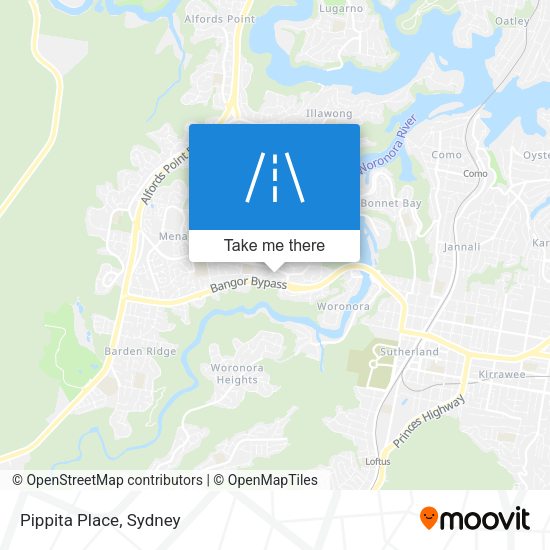 Pippita Place map