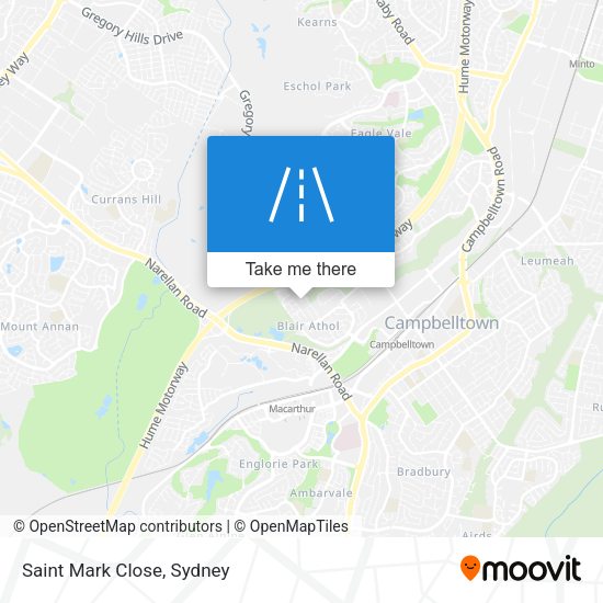 Saint Mark Close map