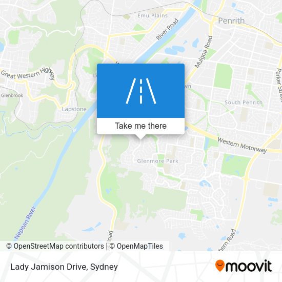 Lady Jamison Drive map