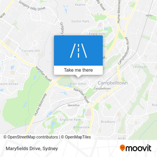 Maryfields Drive map