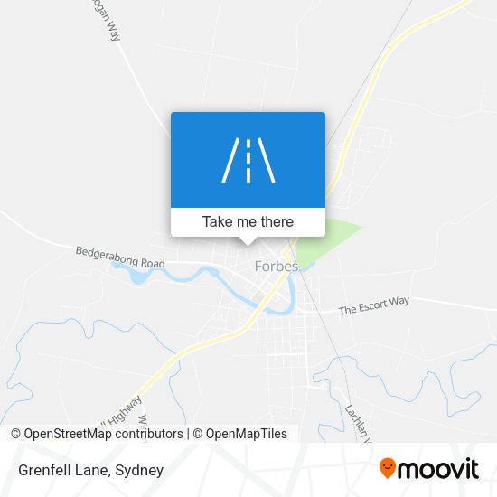 Grenfell Lane map