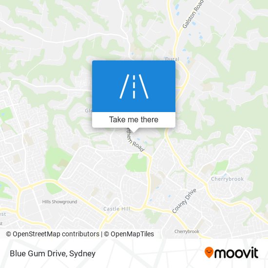 Blue Gum Drive map