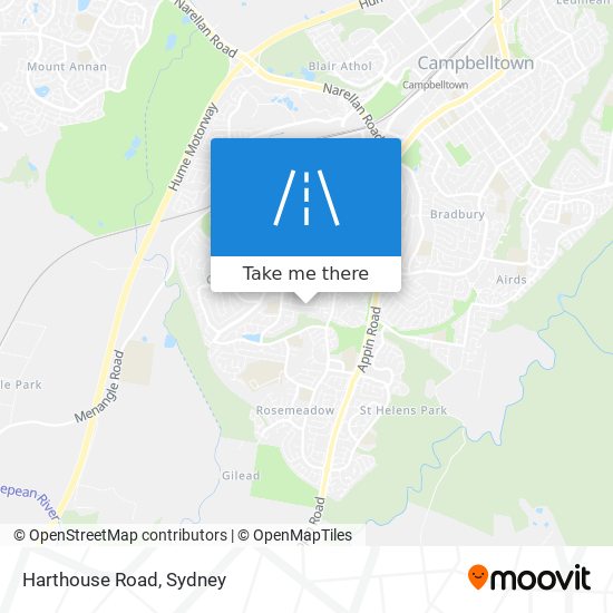 Mapa Harthouse Road