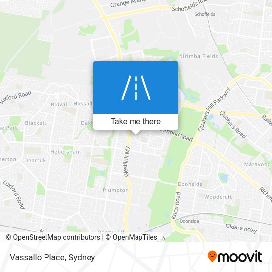 Vassallo Place map