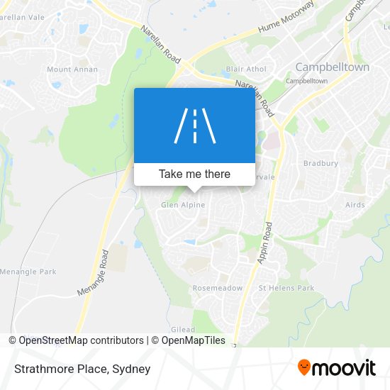 Strathmore Place map