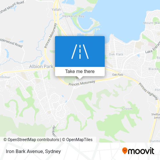 Iron Bark Avenue map