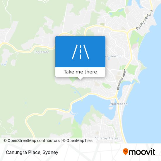 Canungra Place map