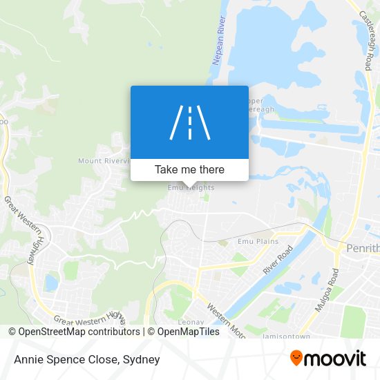 Annie Spence Close map