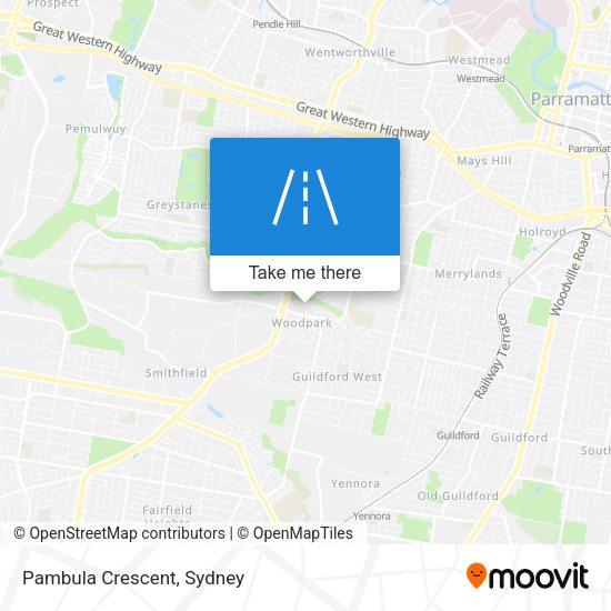 Pambula Crescent map