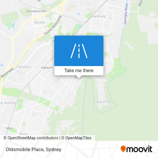 Oldsmobile Place map
