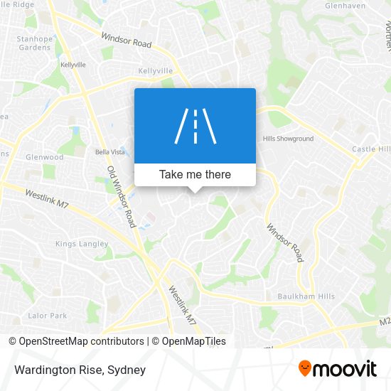 Wardington Rise map