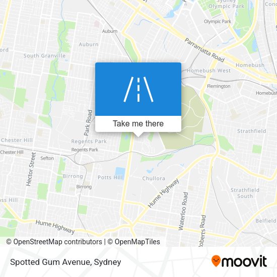 Spotted Gum Avenue map