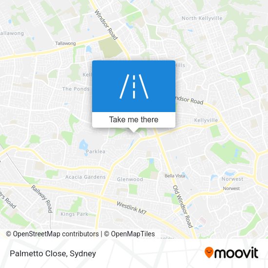 Palmetto Close map