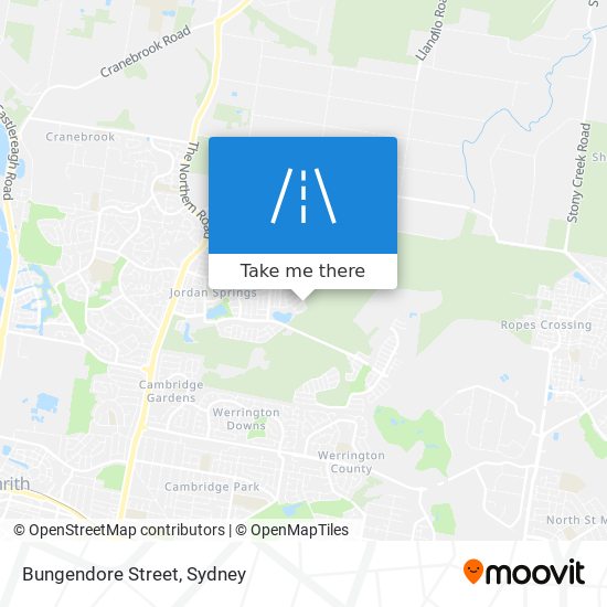 Bungendore Street map