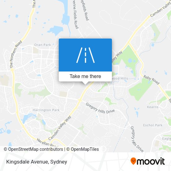 Kingsdale Avenue map