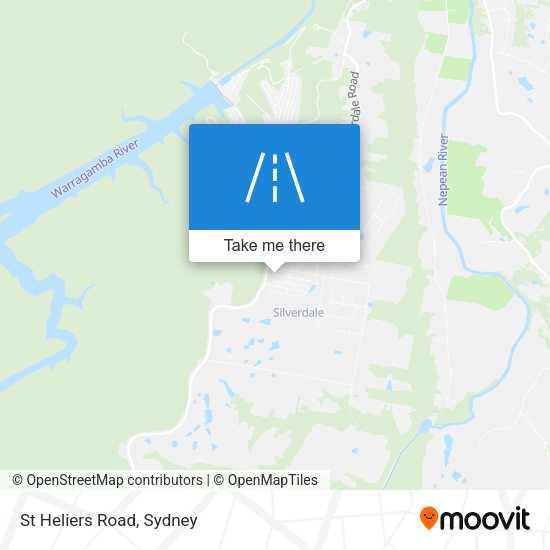 St Heliers Road map