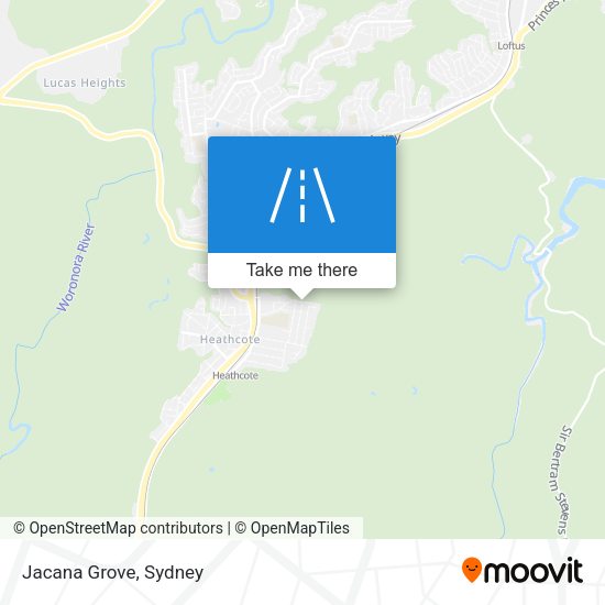 Jacana Grove map