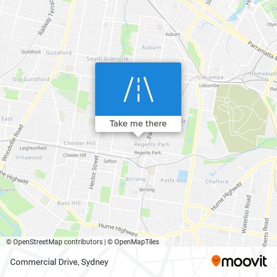 Mapa Commercial Drive