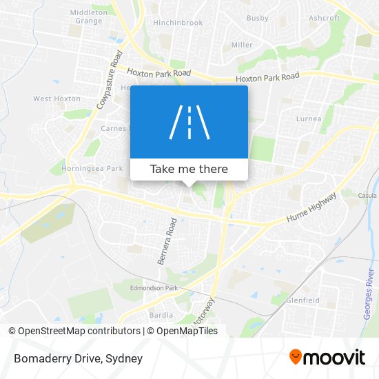 Mapa Bomaderry Drive