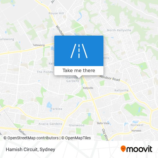 Mapa Hamish Circuit