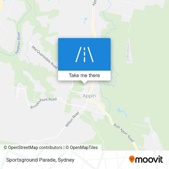 Sportsground Parade map