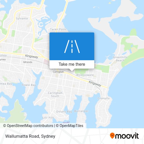 Wallumatta Road map