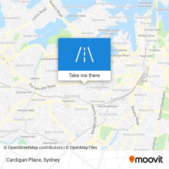 Cardigan Place map