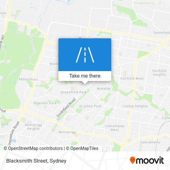 Blacksmith Street map