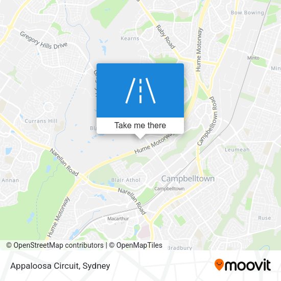 Appaloosa Circuit map