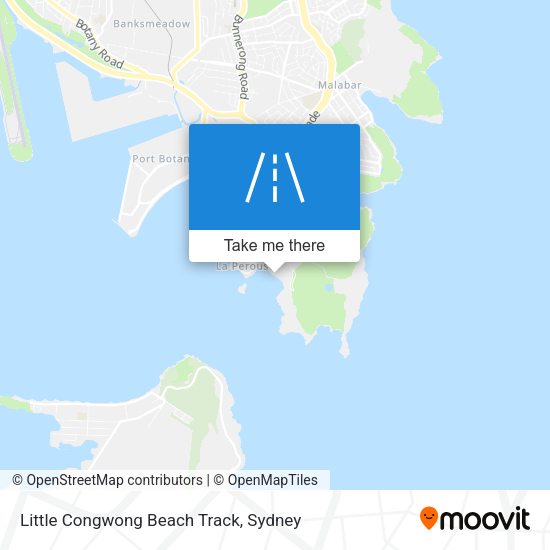 Little Congwong Beach Track map