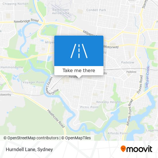 Hurndell Lane map