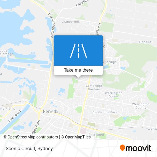 Scenic Circuit map