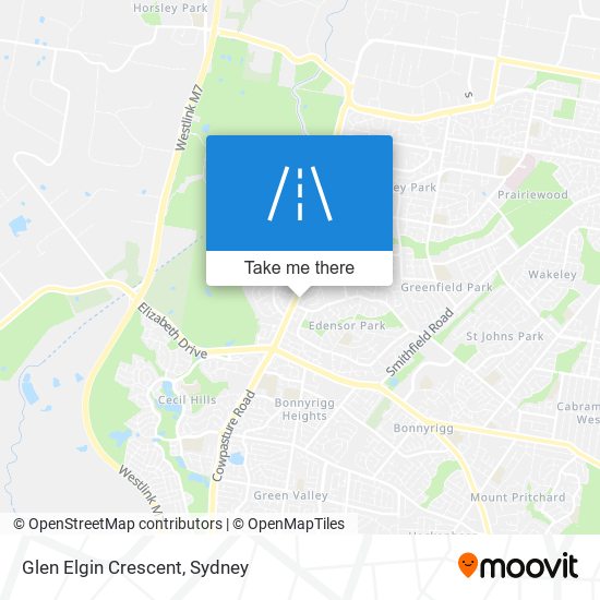 Mapa Glen Elgin Crescent