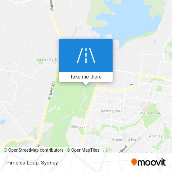 Pimelea Loop map