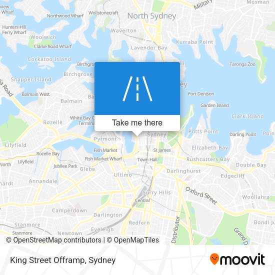 King Street Offramp map