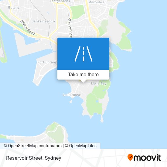 Reservoir Street map